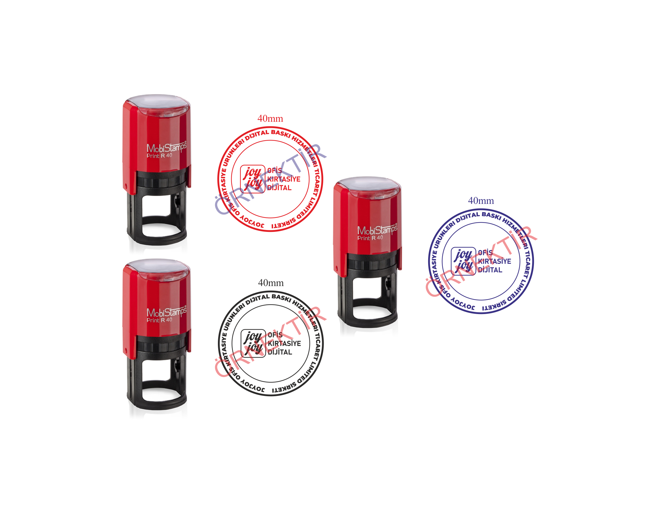 Mobistamps R40 Yuvarlak Kaşe - Görsel 2