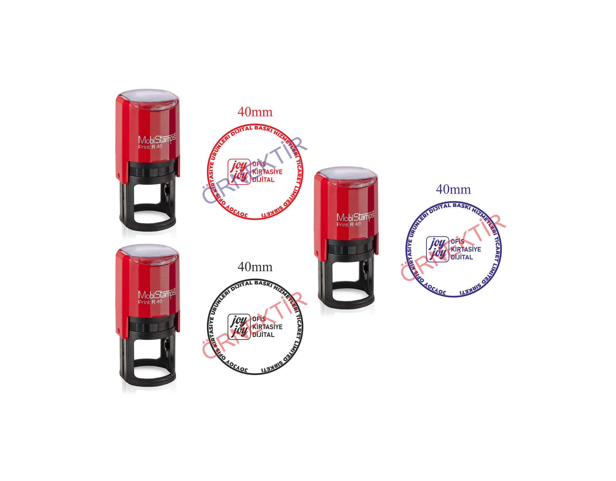 Mobistamps R40 Yuvarlak Kaşe