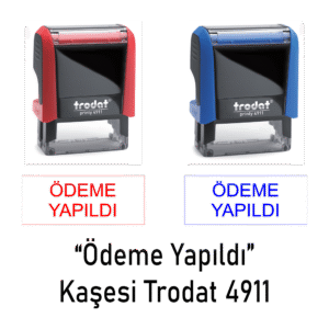 Ödeme Yapıldı Kaşe Trodat 4911